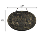 Birth of a Nation 250th Anniversary Wall Plaque dimensions