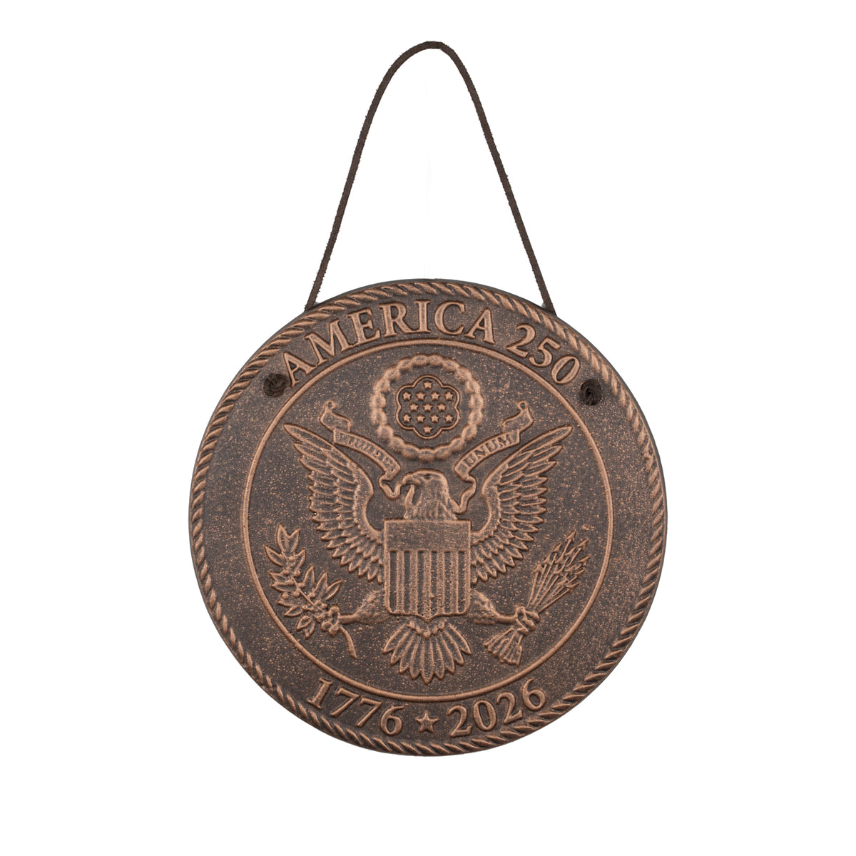 Great Seal Of The United States 250th Anniversary Wall Decor Plaque in Oil Rubbed Bronze