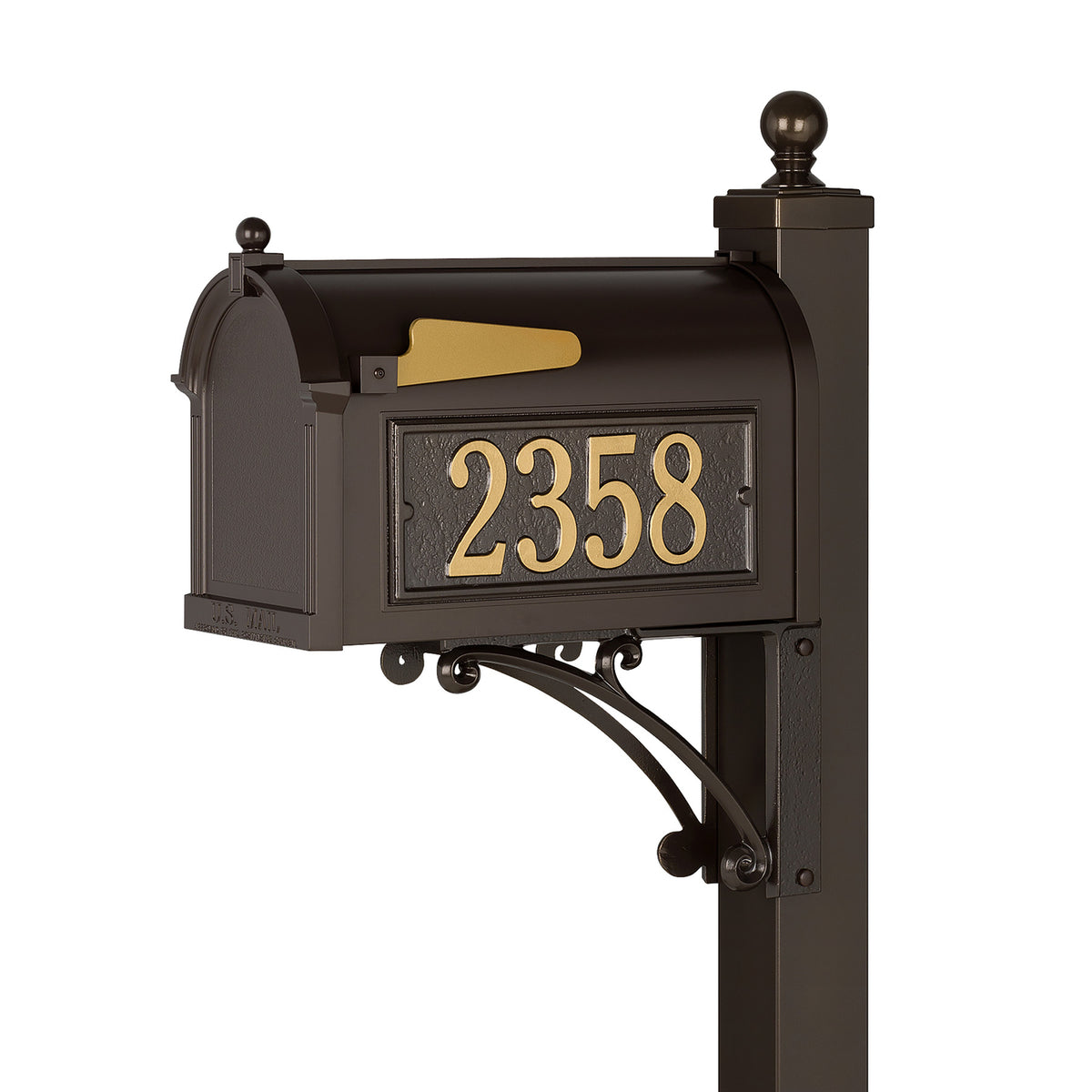 Deluxe Capitol Mailbox & Post Package: Bronze original Whitehall photograph