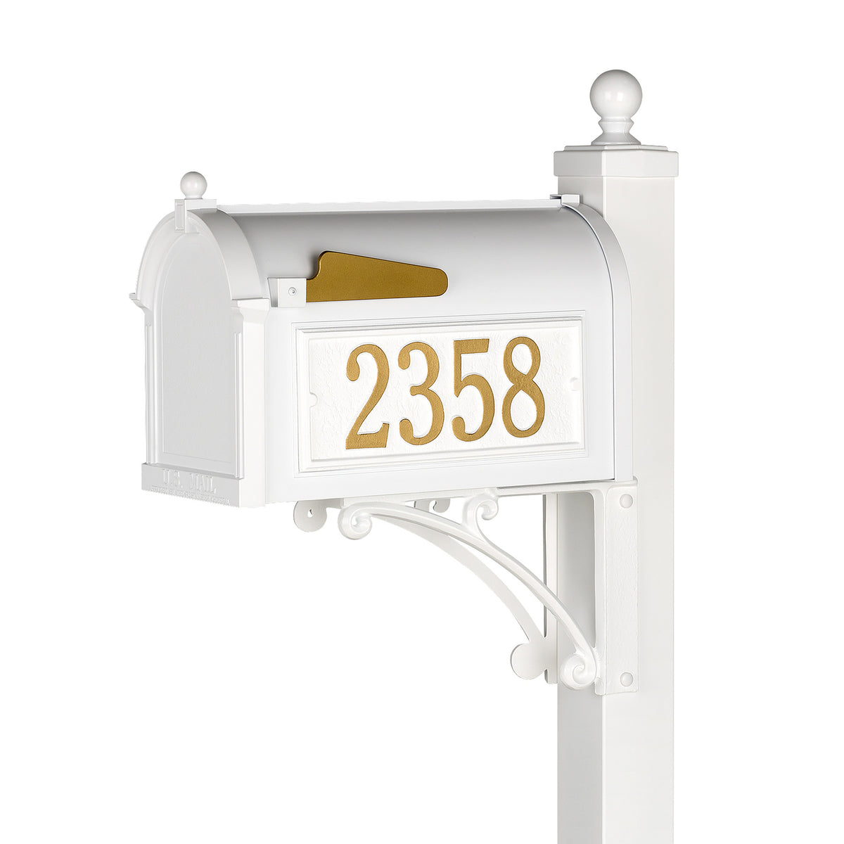 Deluxe Capitol Mailbox & Post Package: White original Whitehall photograph
