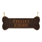 Hanging Bone Crate Plaque: Antique Copper original Whitehall photograph