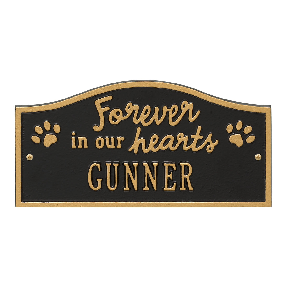 Forever in Our Hearts Memorial: Black/Gold original Whitehall photograph