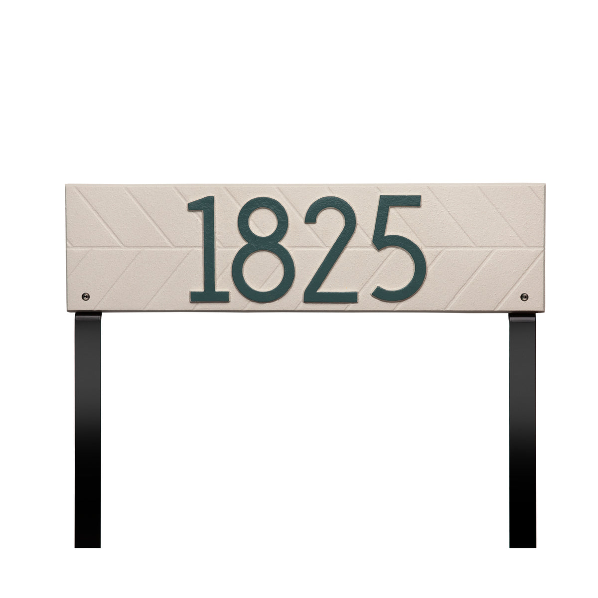Herringbone Horizontal Lawn Plaque: Coastal Green original Whitehall photograph