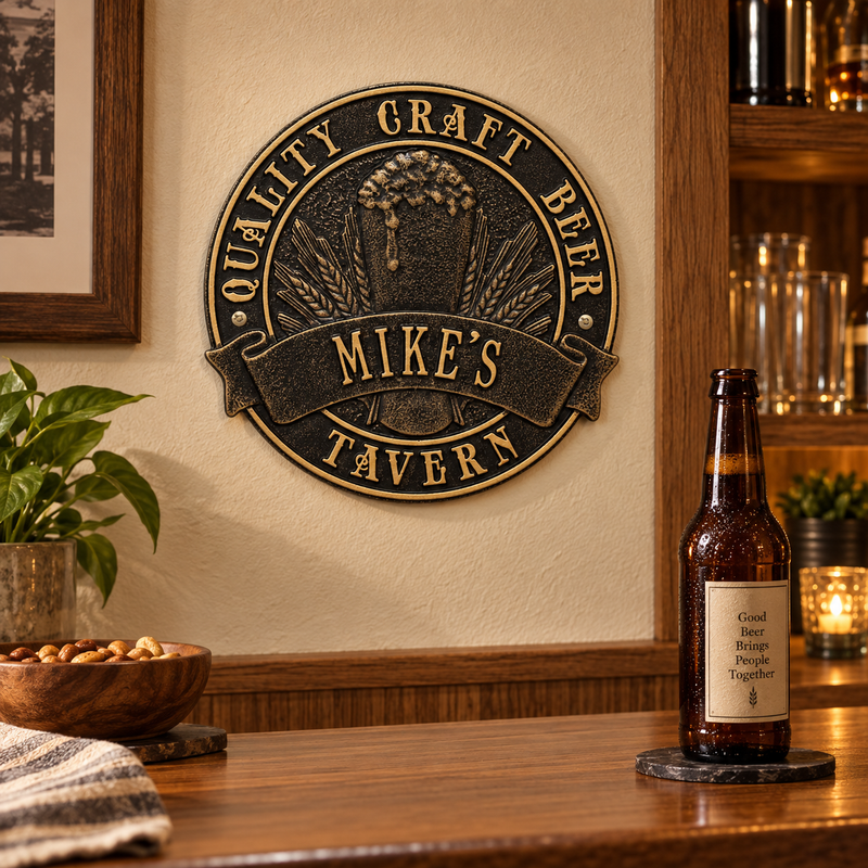 Quality Craft Beer Tavern Plaque
