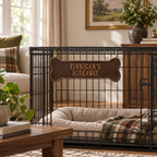 Hanging Bone Crate Plaque: illustrative lifestyle scene