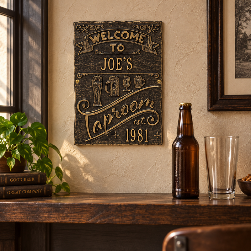 Tap Room Brew Pub Plaque