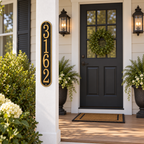 Fast & Easy Vertical Address Plaque: illustrative lifestyle scene