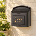 Personalized Wall Mailbox: illustrative lifestyle scene